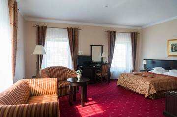 Фото номера Двухместный номер Делюкс с 1 кроватью Отель Hotel Piast г. Ополе 7